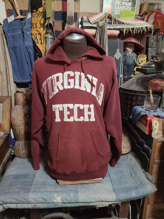 Vintage 80s Champion Reverse Weave Virginia Tech College