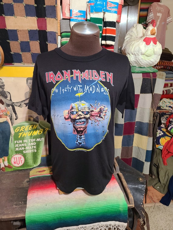 Vintage 1988 Iron Maiden Metal Rock Concert tour Seve… - Gem
