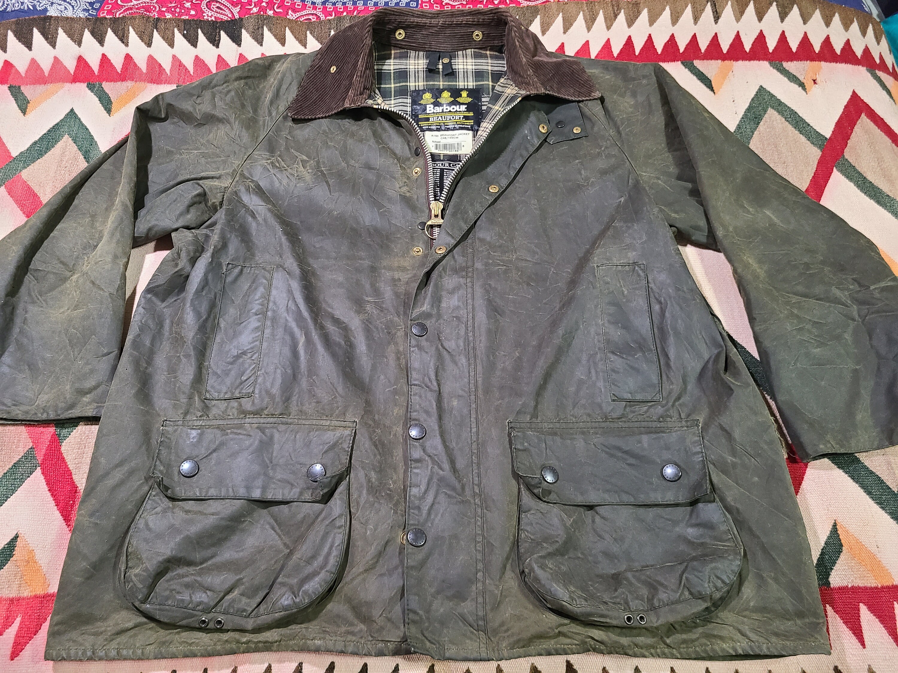 Chamarra encerada Beaufort para hombre, de Barbour