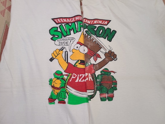 Vtg 90s Teenage Mutant Ninja Turtles Shirt TMNT Movie tshirt Kids