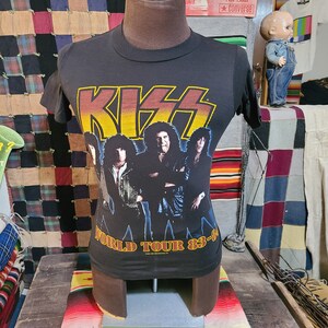 1984 Vintage Kiss Animalize Tour Tank Shirt Kleding Gender-neutrale kleding volwassenen Tops & T-shirts Tanktops Tanktops met print 