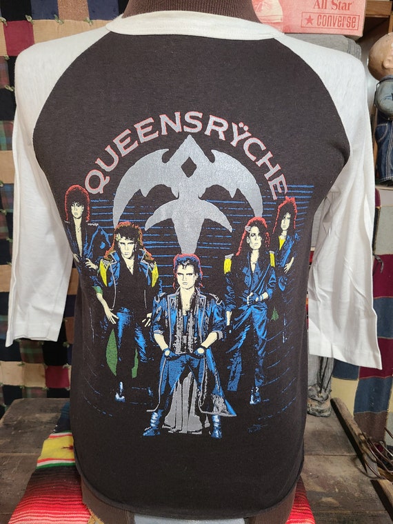 Vintage 1985 - 86 Queensryche metal rock Rare rag… - image 3