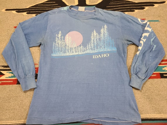 Vintage 80s Poly Tees Parrot Idaho Nature Perfect… - image 4