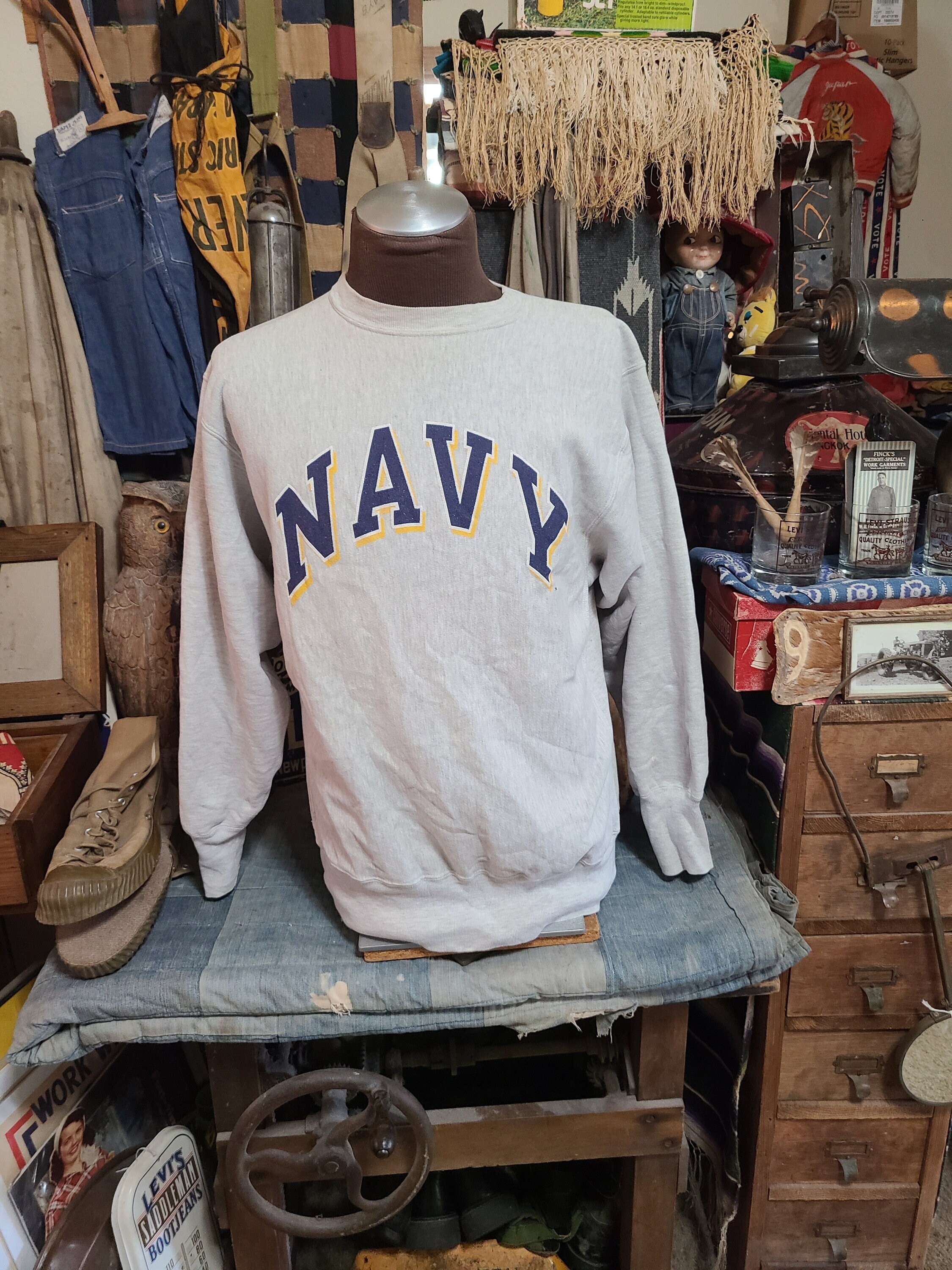 Vintage 90s 00s Champion Reverse Weave USA USN Navy Naval - Etsy