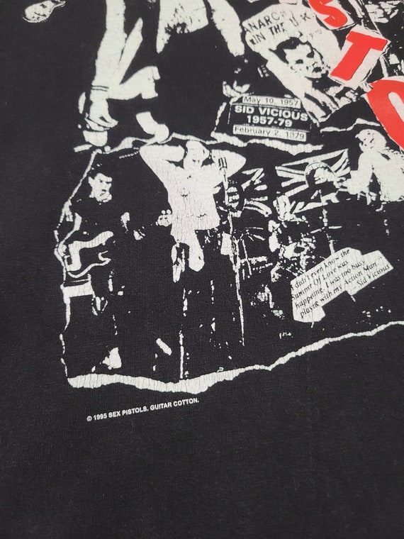 Vintage 1995 Sex Pistols Punk Rock God Save the Q… - image 5