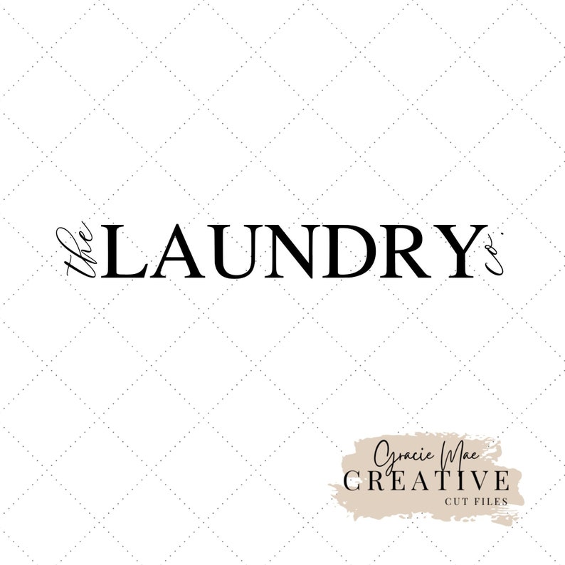 The Laundry Co. Svg, Laundry Room Svg, Laundry Quote Svg, Funny Laundry