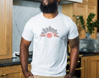 Summer Blaze T-Shirt | Sunset Shirt | Sun Tee | Nature Lover Gift | Fiery Shirt | Gift for Him | Gift for Her | Sun Fire Shirt | Hiking Tee