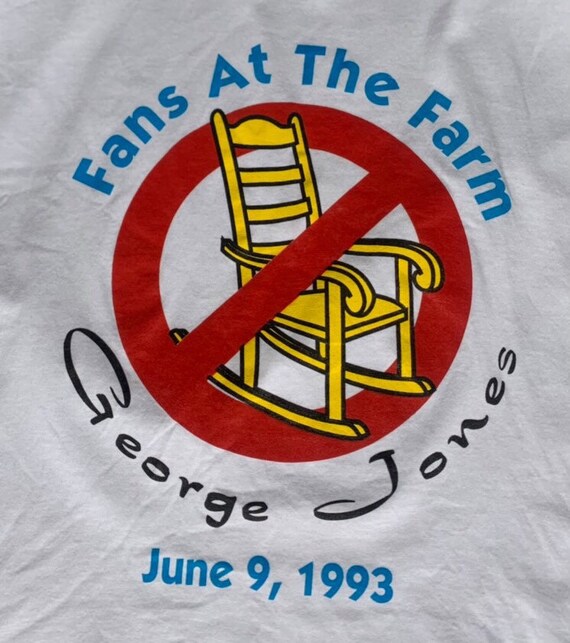 GEORGE JONES Vintage 1993 Fans At The Farm New Ol… - image 1