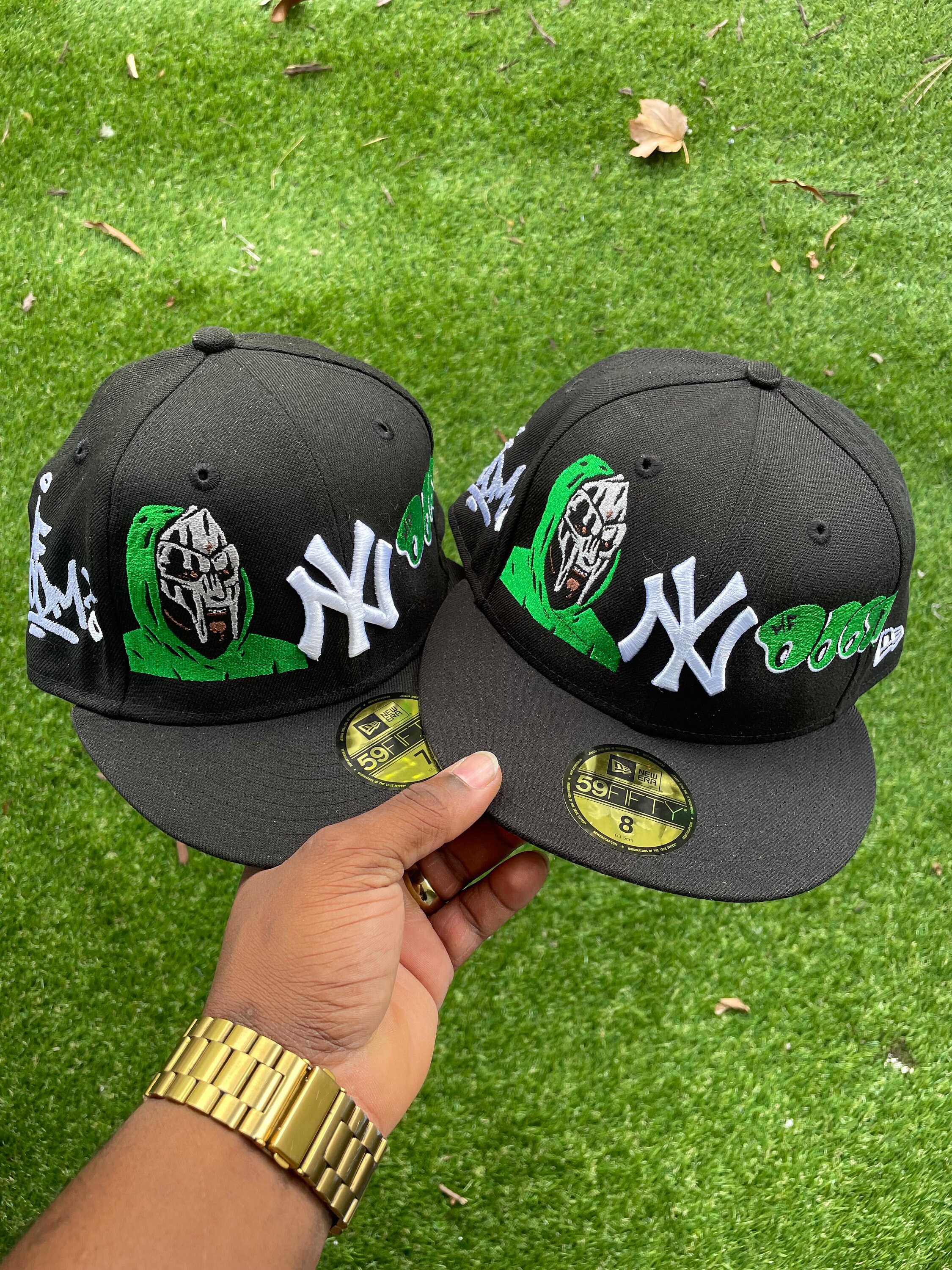 supreme NYY CAP 7 3/4（New Era x Supreme Devil Horn Logo