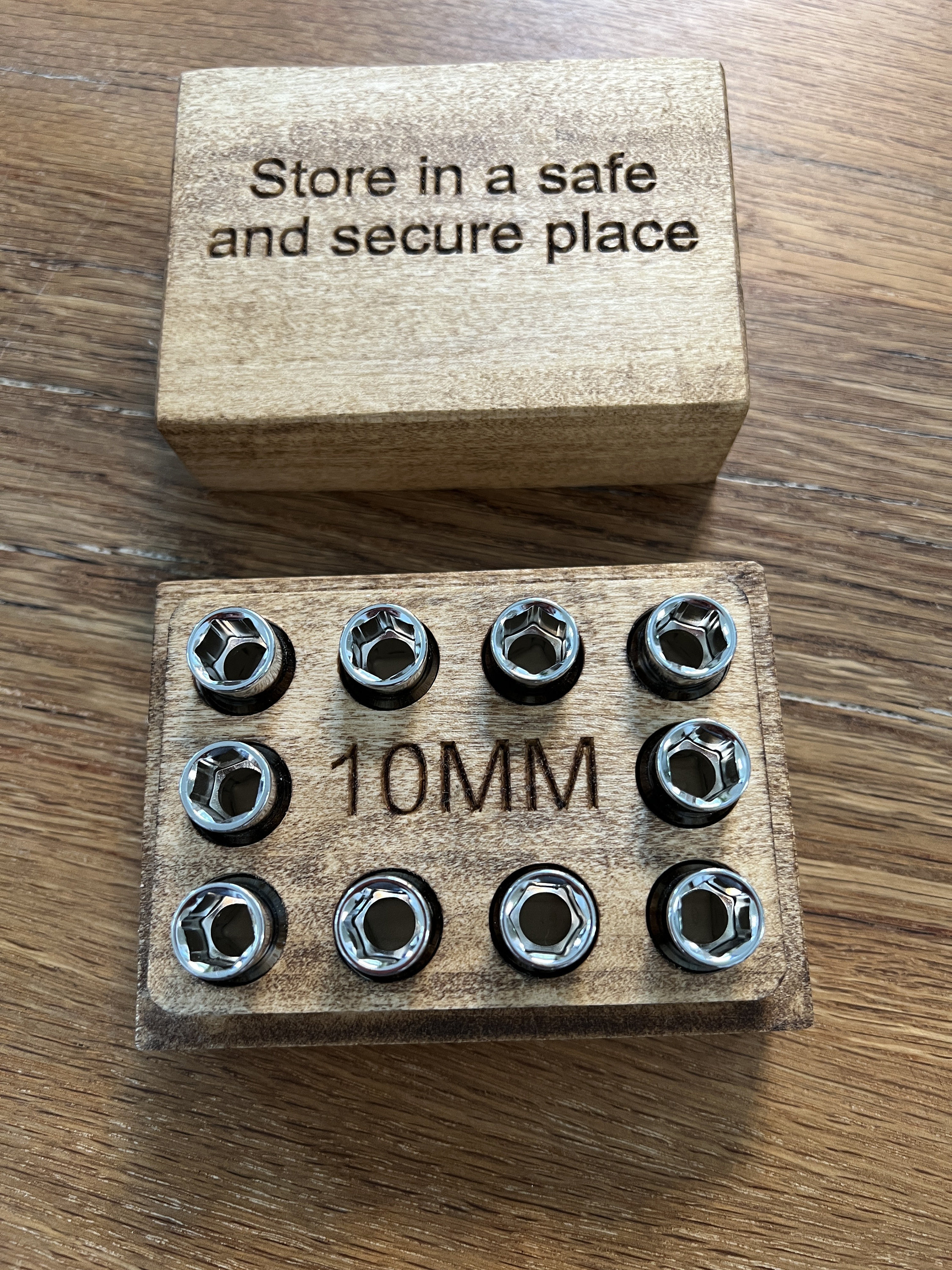 10MM Sockets in a Carved Wooden Box. Etsy