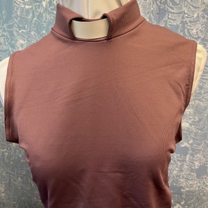Heather  stretch vicar ,clergy,dickie vestment top .made to order in soft heather spandex .many sizes available