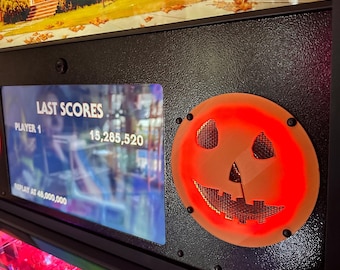 Spooky Halloween Pinball Speaker Cover Pair Jack-o’-lantern