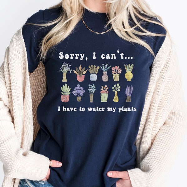 Women's Funny Graphic Tees, Funny Plant Shirt, Gift for Plant Lover, Gifts for Her, Boho Plant Lover Shirt, Introvert Shirt, Nature Lover