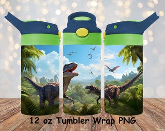 Étiquette pour gobelet dinosaure, gobelet de 35 cl (PNG), gobelet à bec, étiquette pour gobelet garçon, étiquette pour gobelet enfant
