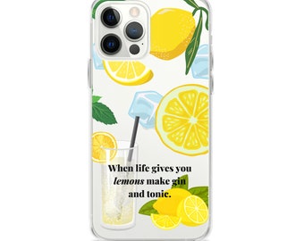 Étui iPhone Lemon Clear mignon