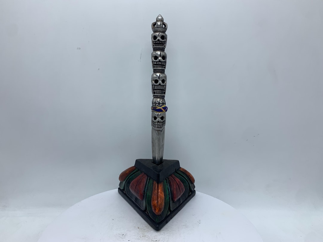 Four Skulled Dorje Phurba. Phurba Kilaya With 4 Skulls. Kilaya With ...