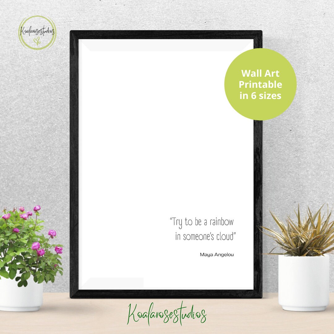 Printable Wall Art, Printable Quote, Inspirational Quotes, Digital Art ...