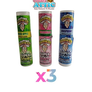 Warheads Extreme Sour Spray ~ Pack of 3 ~ Extreme Sour Candy ~ Tik Tok Candy ~ Candy Attic ~ Fast Shipping ~ Compare Our Prices & Save!