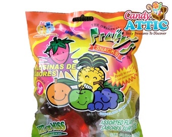 Din Don Fruity Ju-C Jelly Fruit Bites Candy Snacks ~ Juicy Jelly Candy ~ NEW ~ Tik Tok Candy ~ 9 Piece Bag ~ Compare Our Prices & Save!