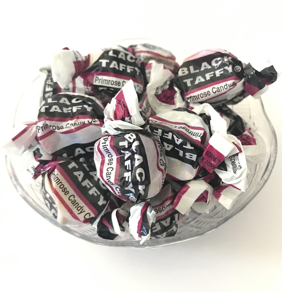 Black Taffy Candy Old Fashioned Taffy Black Licorice Flavor Old Time