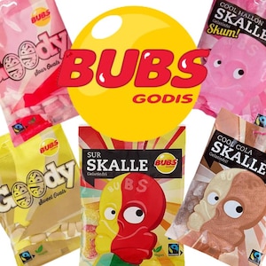 BUBS Swedish Candy ~ Your Choice of Flavor ~ BUBS Micro Candy ~ Skulls ~ Ovals ~ 3.17 oz. Bag ~ Fast Shipping ~ Ships from USA