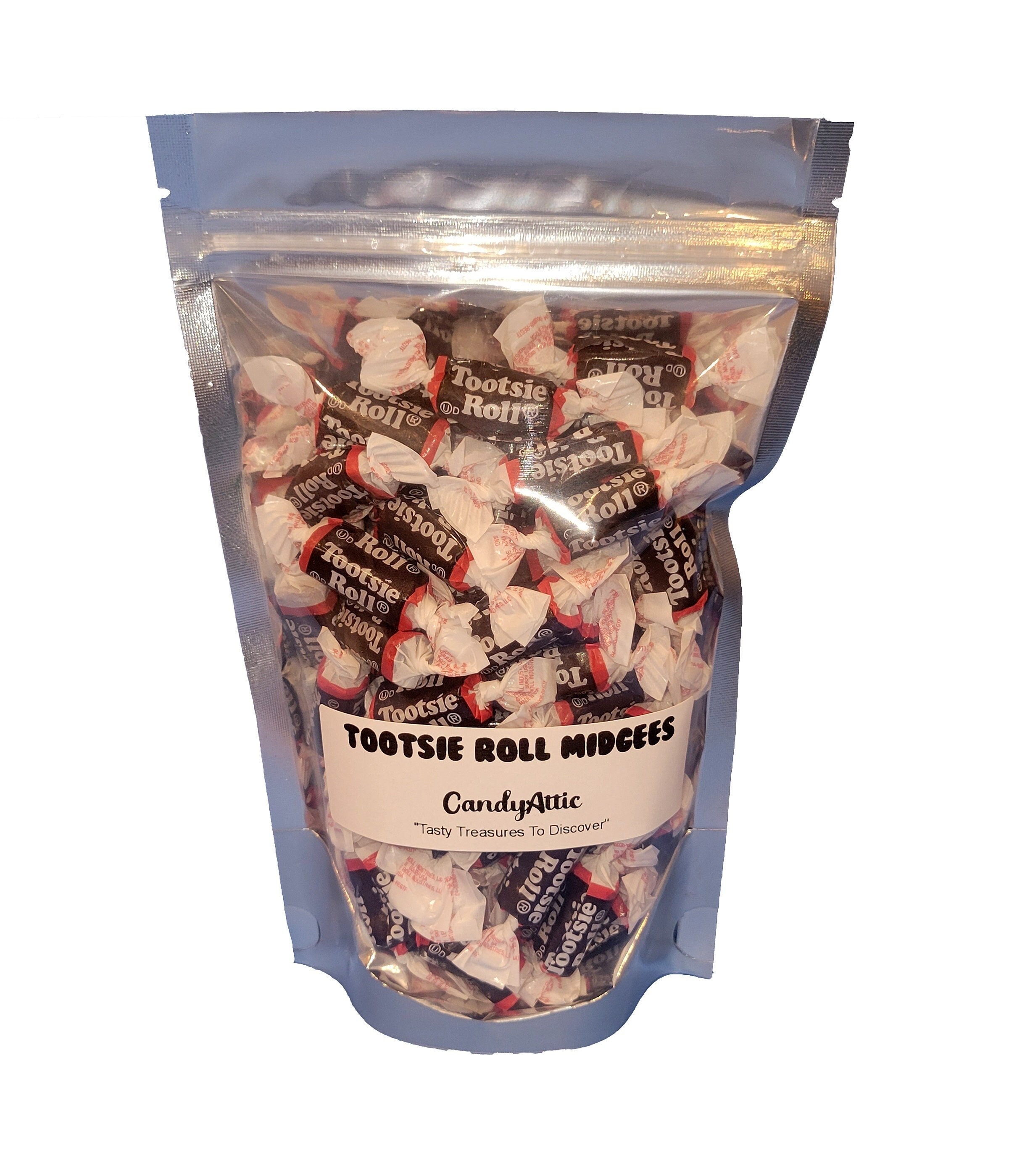 Candy Pouch Tootsie Rolls Midgees Candy ~ 1/2 Lb. Bag (8 Oz.) ~ Factory  Fresh ~ Personalized Gift Label on Package ~ Fast Shipping! - Etsy, image size:2401x2800