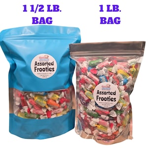 Assorted Frooties Candy ~ BULK ~ Choose A Size ~ 11 Flavors ~ Party Candy Bag ~ Piñata Candy ~ Frootys ~ Tootsie Roll ~ Frooties Chews