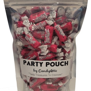 Party Pouch Strawberry Frooties Candy ~ Fruit Flavor ~ Strawberry Chews ~ 1/2 lb. Bag ~ Factory Fresh ~ Personalized Gift Label On Package