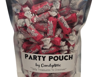 Party Pouch Strawberry Frooties Candy ~ Fruit Flavor ~ Strawberry Chews ~ 1/2 lb. Bag ~ Factory Fresh ~ Personalized Gift Label On Package