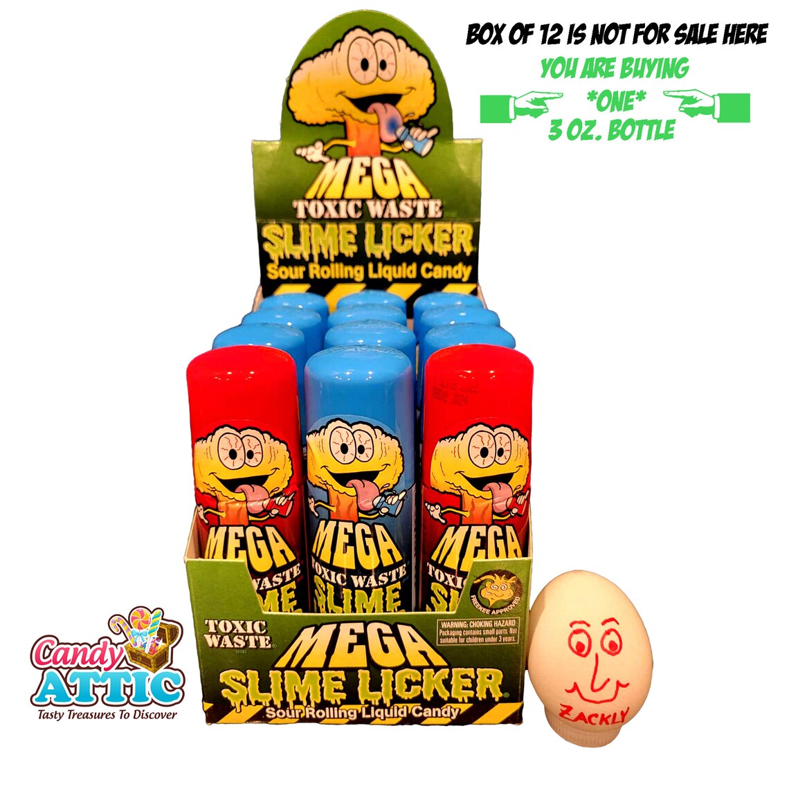 Large MEGA Slime Lickers Candy Toxic Waste Slime Licker Etsy