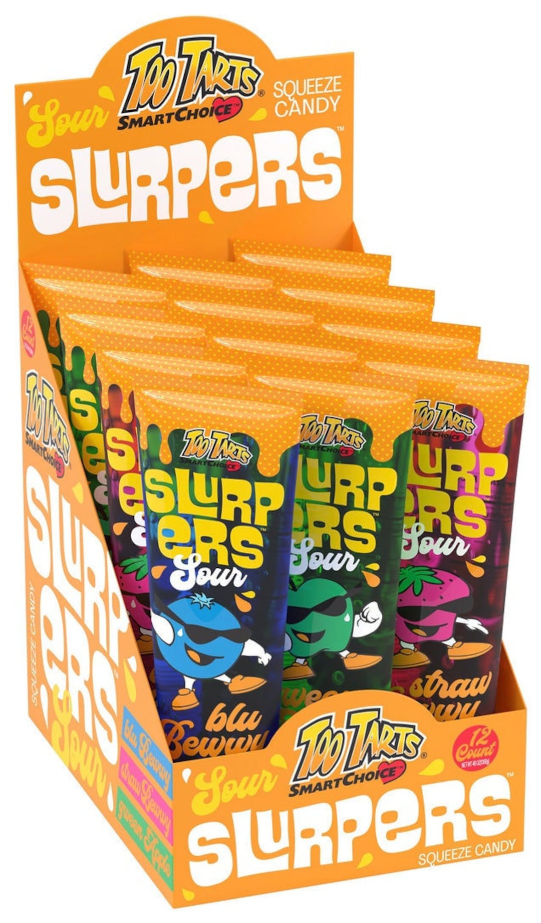 Too Tarts Sour Slurpers Candy Sour Slurper Ooze Tube Similarity Sour