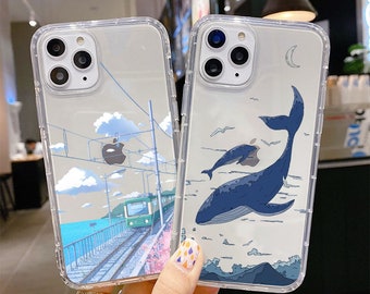 Killer Whale Phone Case Cover Whales Orca Picture Fish Kids Ocean Nature Personalised for iPhone Samsung Galaxy Google Pixel Huawei LG Sony Xperia OnePlus HTC Nokia si402