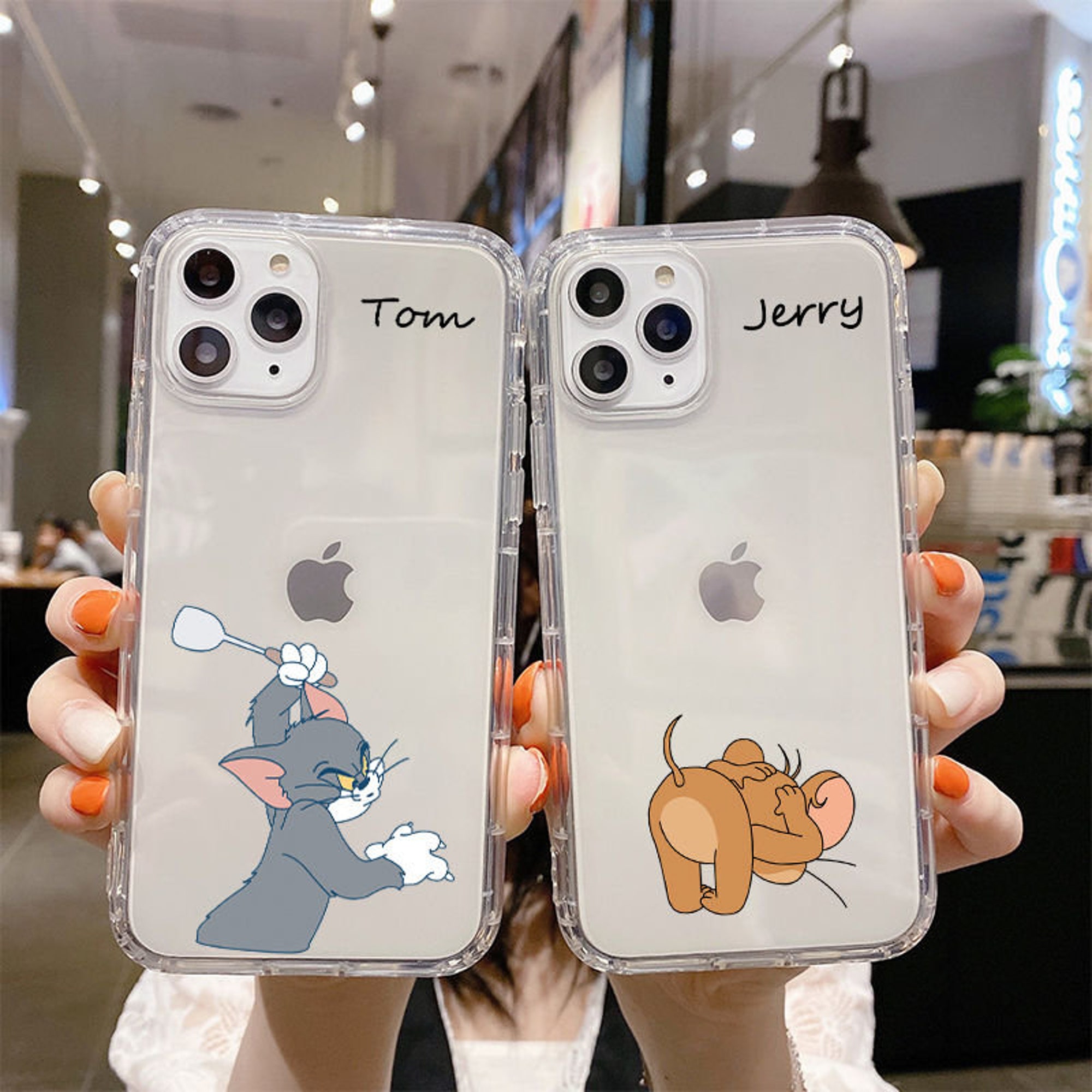Discover Couple Phone Case, cartoon iPhone Case for iPhone 13/12/11, iPhone Se 2020 Case