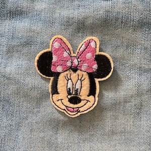 Mickey Patch, Minnie Mouse Patch, Disney Iron on Patch, Embroidery Patches  for Denim Jacket, Patches for Jeans, Patches Set, Mickey Mouse 