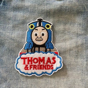 Thomas le char d'assaut Thomas et ses amis écusson thermocollant pour veste ou sac en jean écusson pour enfants appliqué écusson train brodé