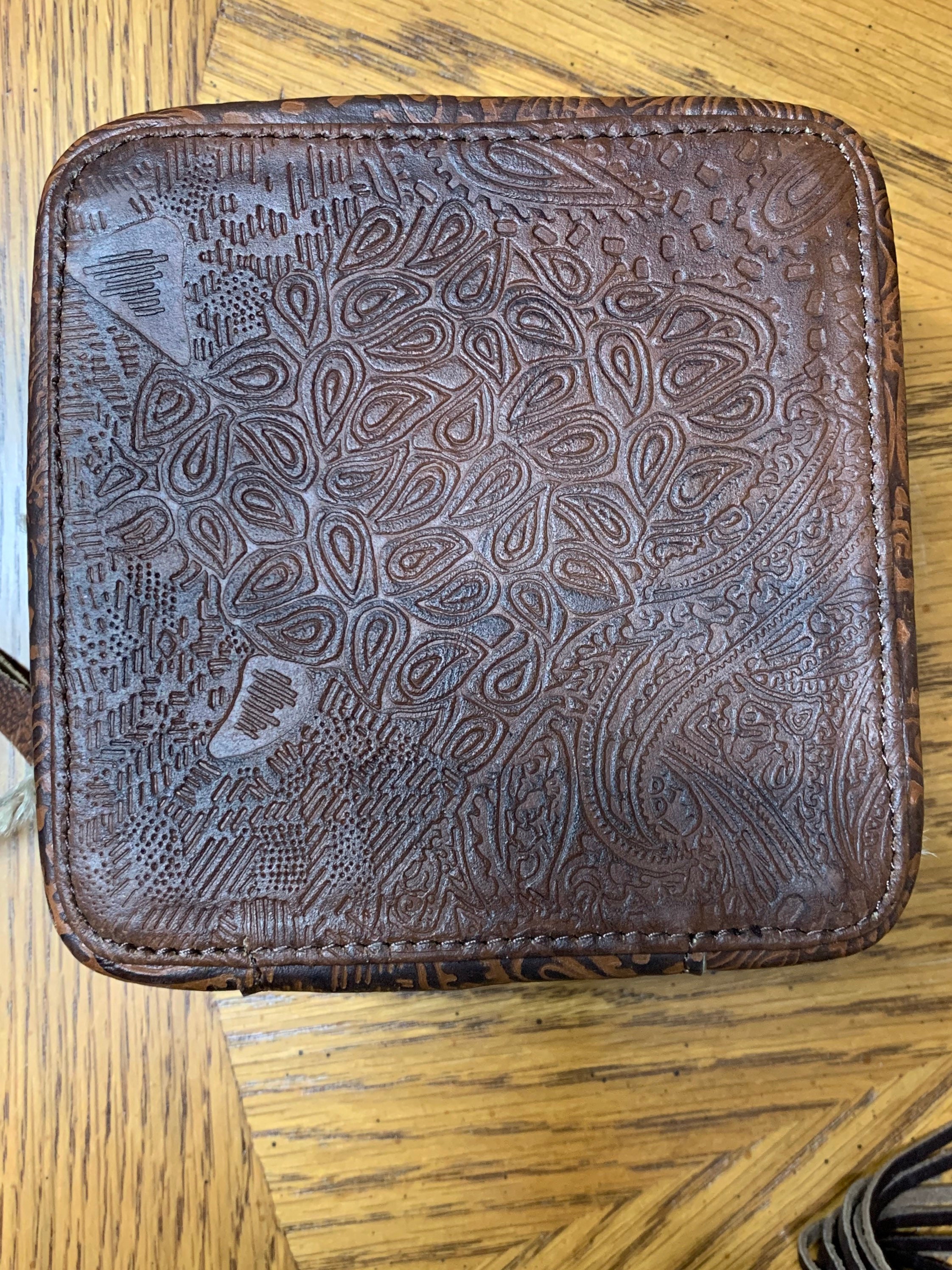 Cowhide Jewelry Box Etsy