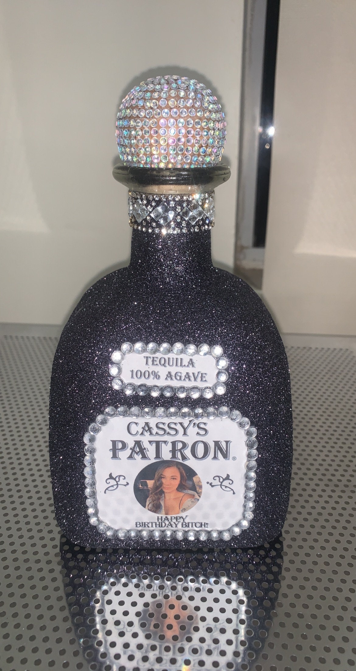 Custom Crystal Large Bottle – Bling'd Up