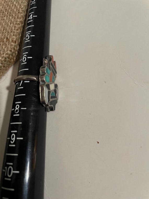 ZUNI LINCHEN SHETIMA Sterling and multi stone inl… - image 6