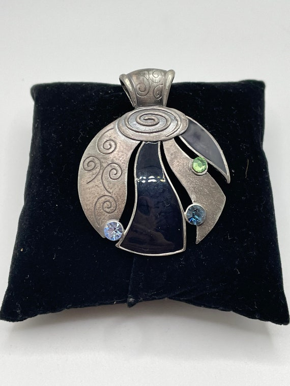 Art Deco pendant. Vintage. Uranium Czech Republic… - image 7