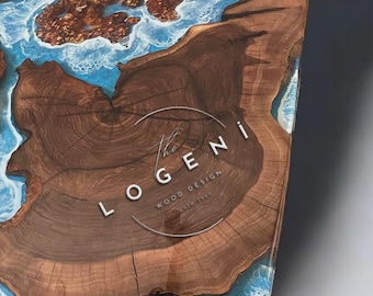 Walnut Live Edge Epoxy River Dining Table – Ocean Resin Wood Furniture