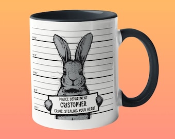 Personalized Bunny Mug: Funny Rabbit Lover Gift