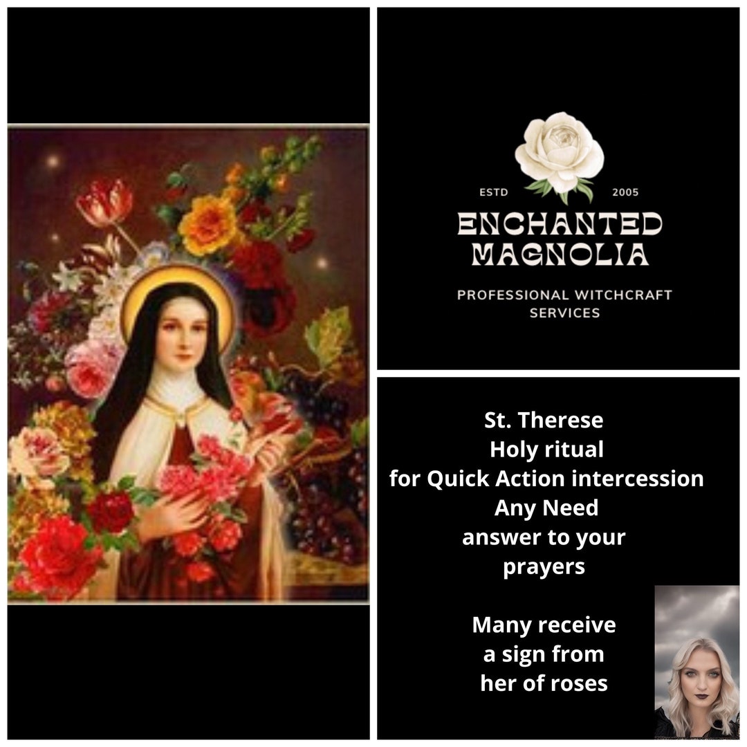 St. Therese Holy Ritual for Quick Action Intercession Any Need ...