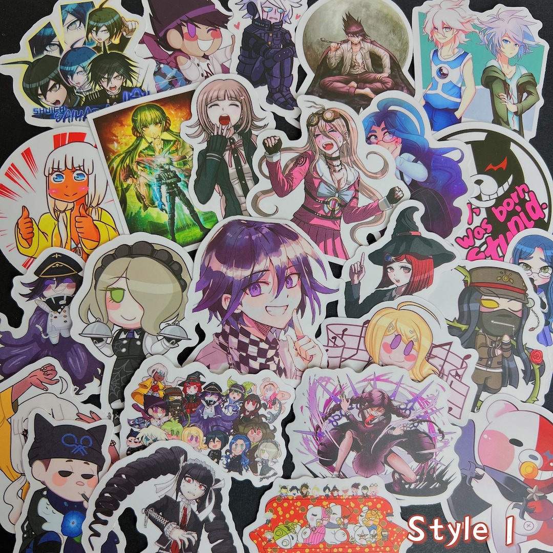 Danganronpa Stickers, 150 Assorted Danganronpa Anime Stickers ...