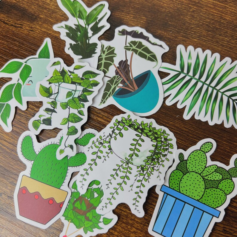 Botanic Blends Sticker BOTANICAL VINYL STICKERS Green Botanical Stickers Laptop - Etsy