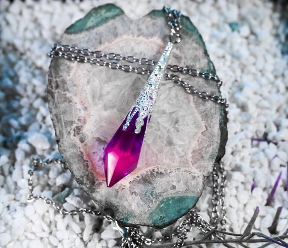 Crystal drop pendant deals