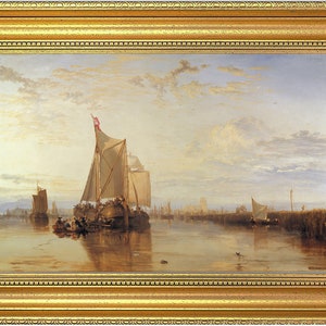 Beautiful Oil Painting Seascape by William Turner Print on canvas framed or unframed
