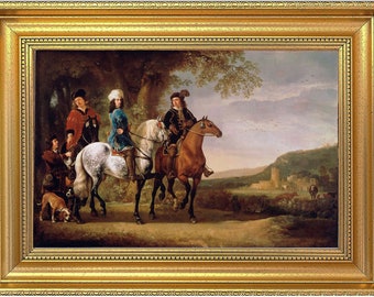 Beautiful Oil Painting  by Aelbert Cuyp Print on canvas framed or unframed