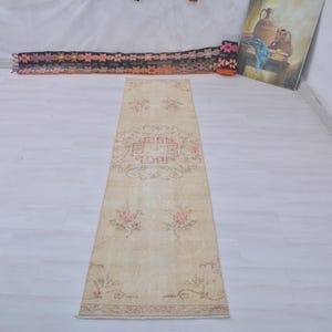 Runner Rug,Entry Rug,Wool Rug,2x9 Rug,Kitchen Runner Rug,Boho Rug,Vintage Runner,Oushak Runner Rug,Turkish Runner Rug,2x9 Runner Rug,