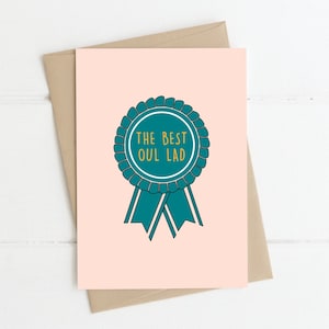 BEST OUL LAD - Vatertagskarte/Geburtstagskarte | Lustige irische Karten, irische Vatertagskarten, Karten für Papa, irischer Vater, Karten für ihn, Vater Geburtstag