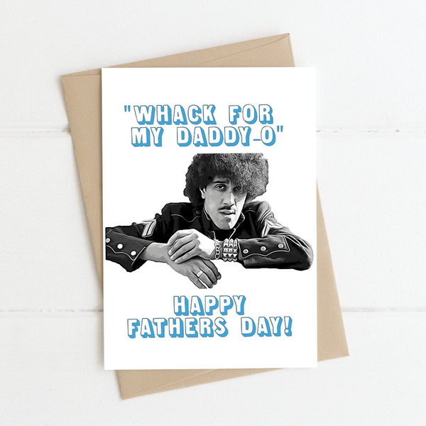 Fathers Day Card - "Whack for my daddy-o, happy fathers day!" Irish dad, fathers day cards, cards for him, funny cards for dad